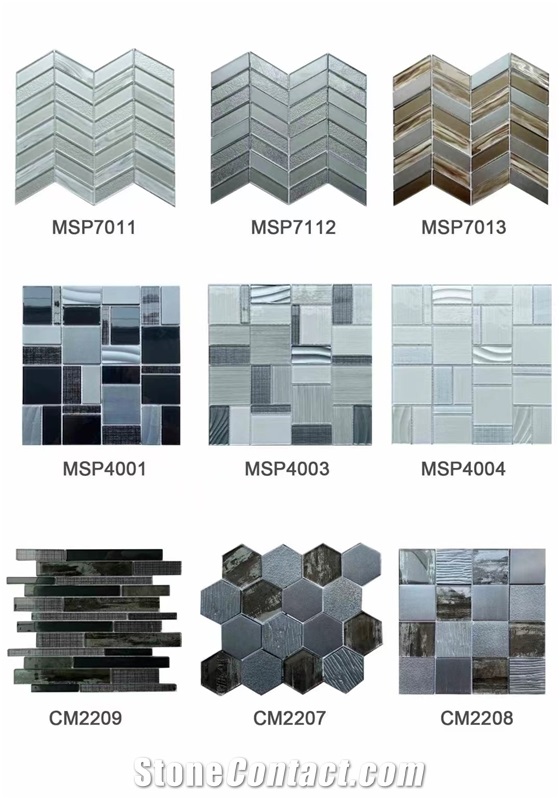 Kitchen And Bathroom Glass Mosaic