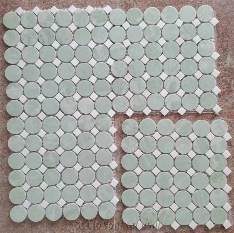 Marble Mosaic Hexagon Mosaic Tiles