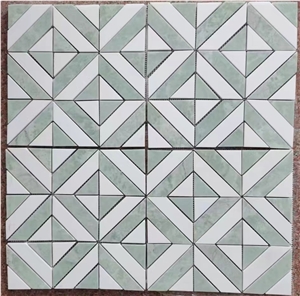 Marble Mosaic Hexagon Mosaic Tiles