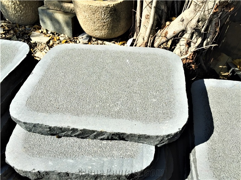 Basalt Garden Stepping Stone