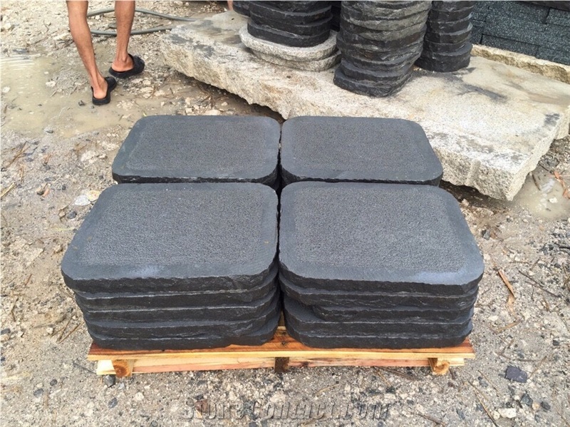 Basalt Garden Stepping Stone