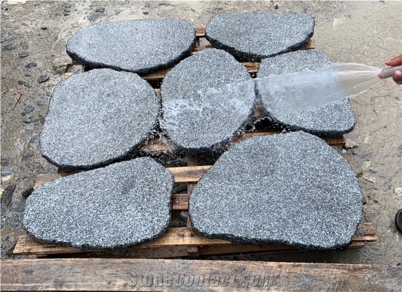 Granite Garden Step Stone, Garden Stepping Pavement
