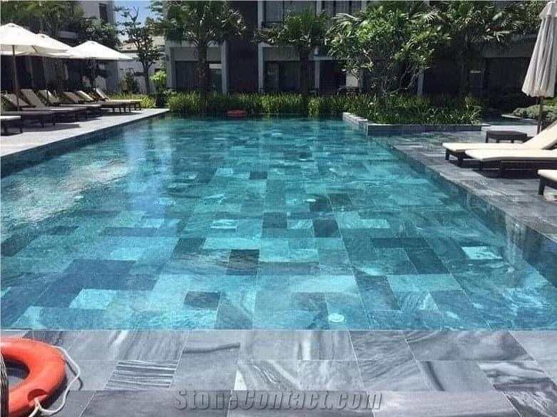 Vietnam Bluestone Swimming Pool Tiles