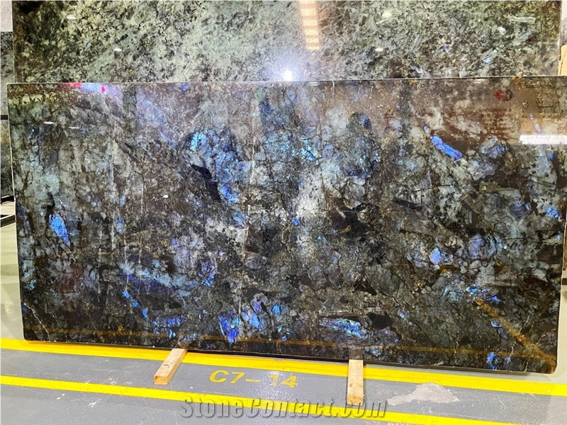 Labradorite Lemurian Blue Granite Slabs