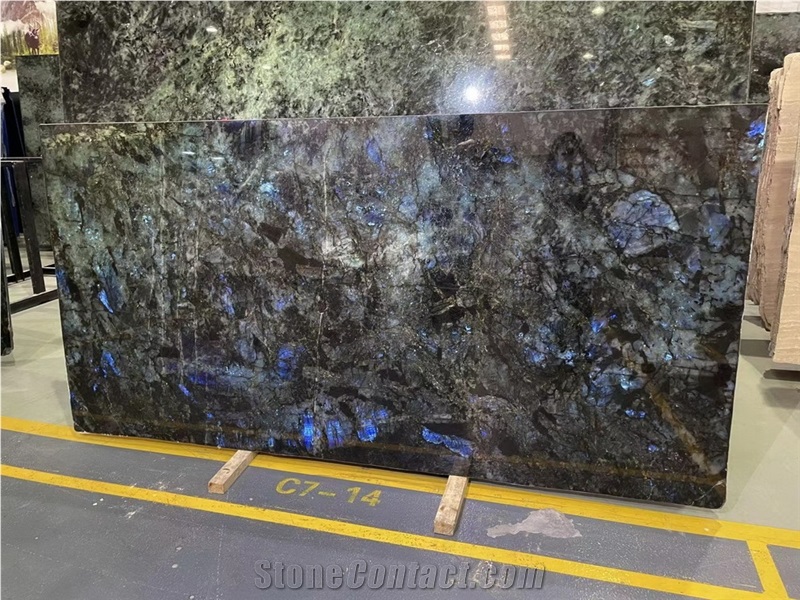 Labradorite Lemurian Blue Granite Slabs