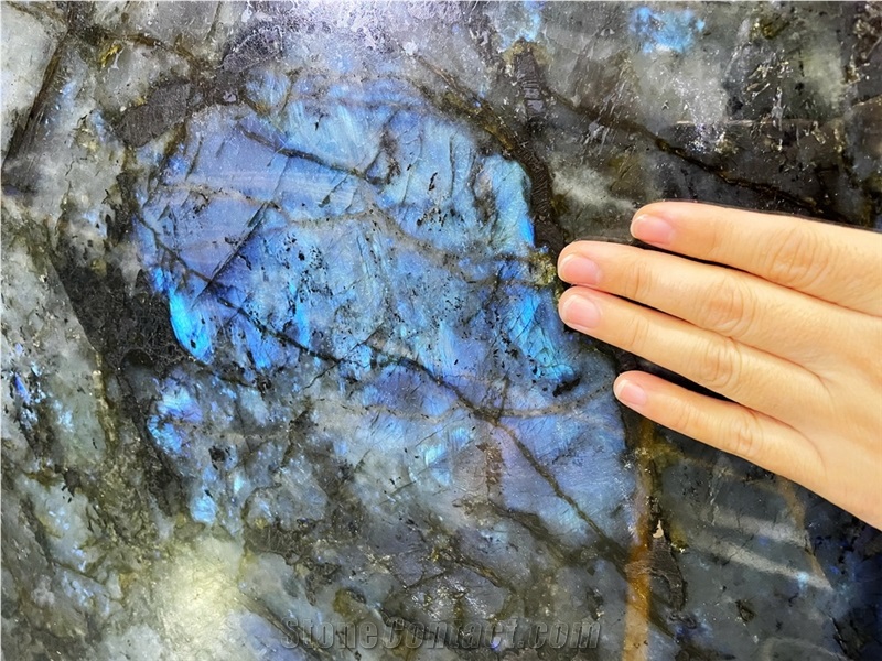 Labradorite Lemurian Blue Granite Slabs