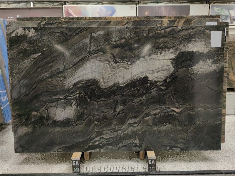 Original Black Fantasy Quartzite Slabs