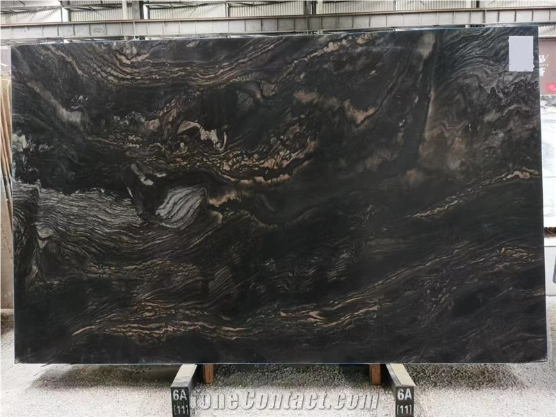 Original Black Fantasy Quartzite Slabs