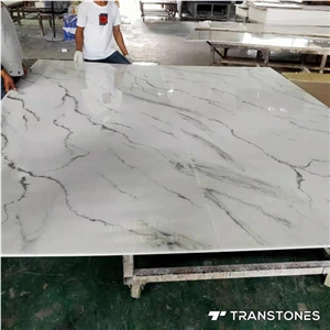 White Artificial Marble Stair Steps