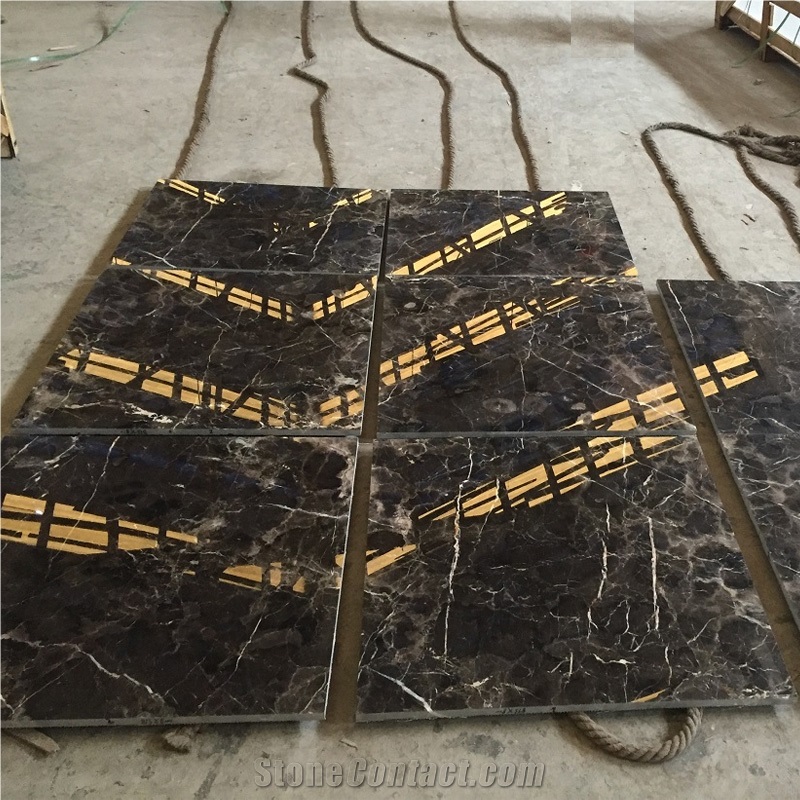 China Emperador Dark Brown Marble Tile