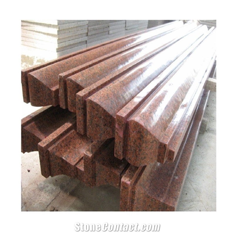 Balmoral Red Granite Stair Pattern With Customized Design