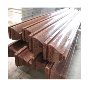 Balmoral Red Granite Stair Pattern With Customized Design