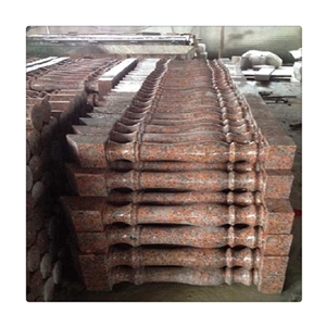 Balmoral Red Granite Stair Pattern With Customized Design