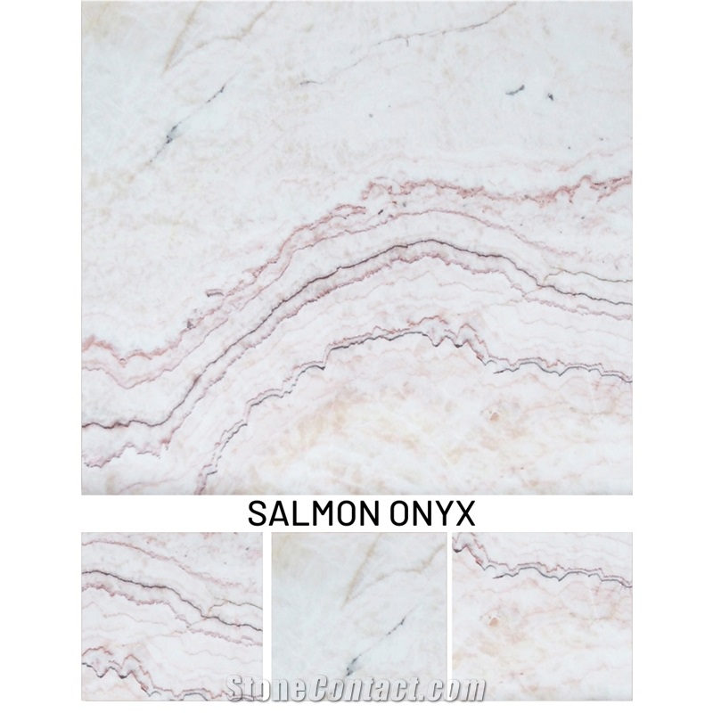 Salmon Onyx Slabs