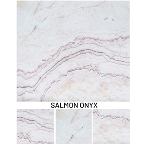 Salmon Onyx Slabs