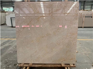Crema Evita Menes Gold Marble King Luna Pearl  Slab Tile