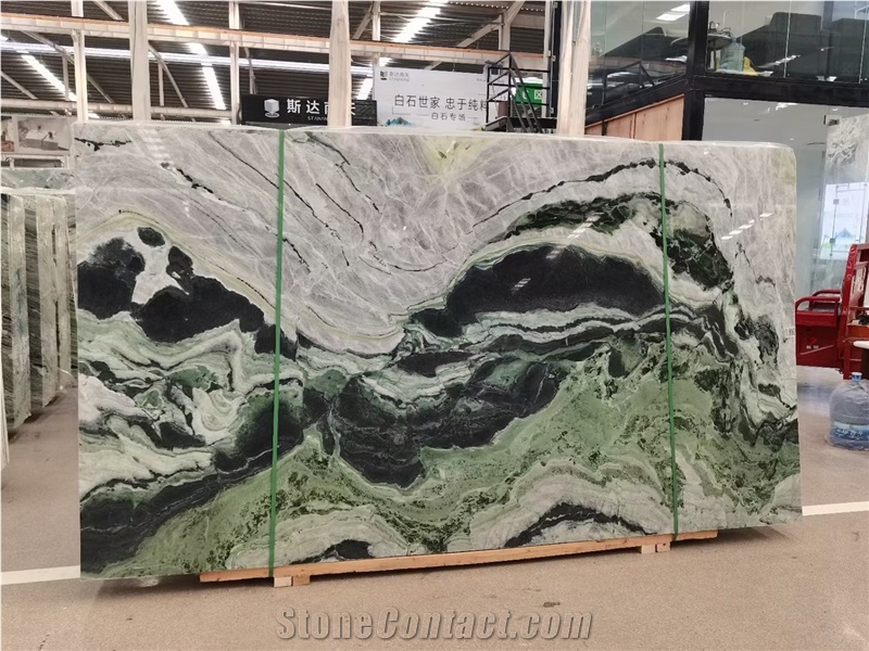 Shangri La Jade Green Marble For Wall In China Stone Market