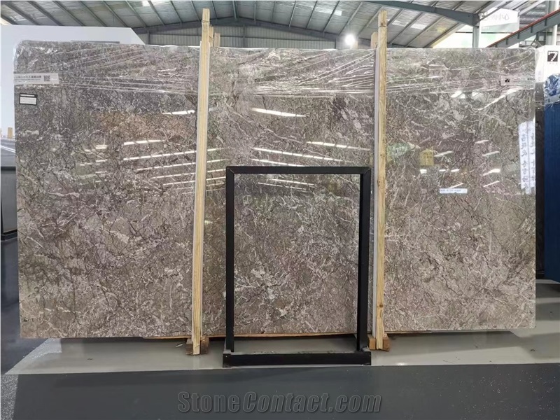 Storm Grey Marble Temple Gray Green Cream Slab In China