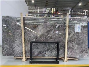 Storm Grey Marble Temple Gray Green Cream Slab In China