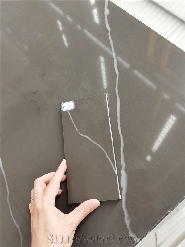 5032 Hot-Sale Grey Artificial Quartz Slabs