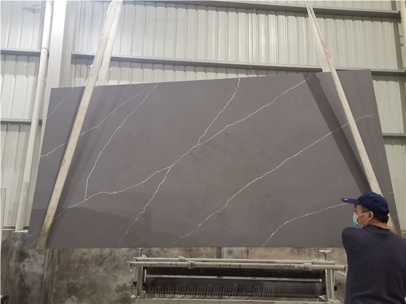 5032 Hot-Sale Grey Artificial Quartz Slabs