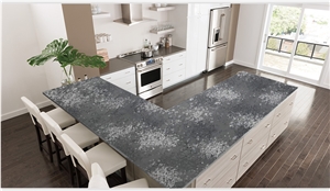 6003 Tropic Grey Quartz Slabs