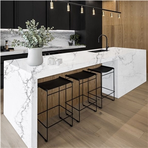 Calacatta Series 5065 Popular Artificial Quartz Island Top