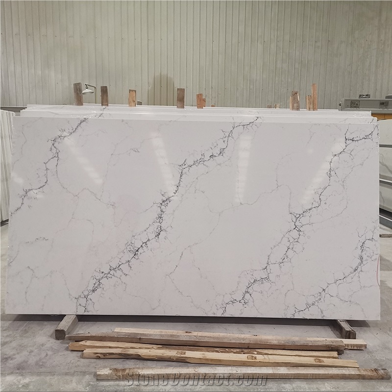 Calacatta Series 5065 Popular Artificial Quartz Island Top