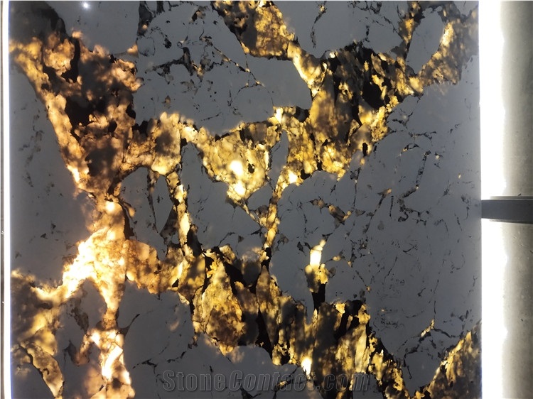 Chinese High Quality Calacatta Quartz Polished Surface