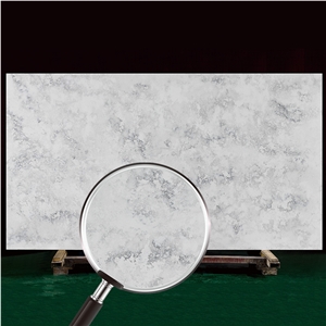 Concrete Series 6005 Quartz Vanity Top Undermounted Sink