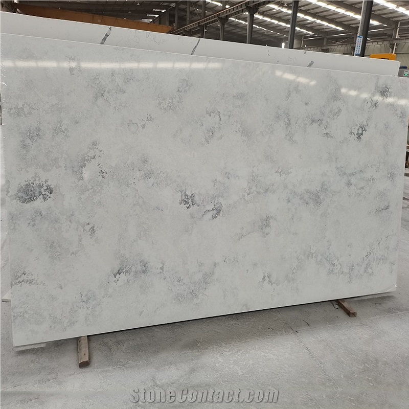 Concrete Series 6005 Quartz Vanity Top Undermounted Sink