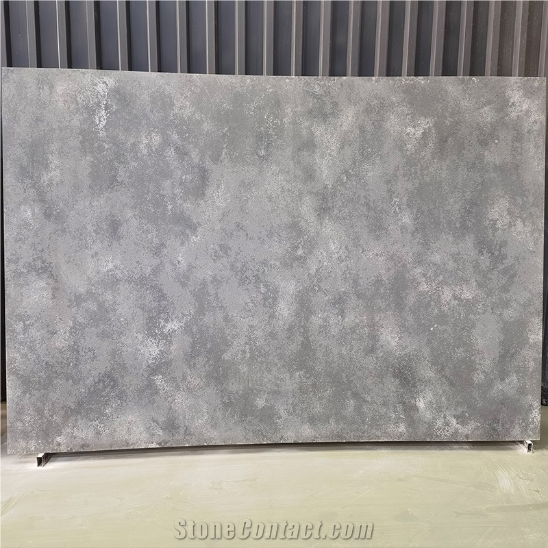 Concrete Series 6024 Quartz Vanity Top Undermounted Sink