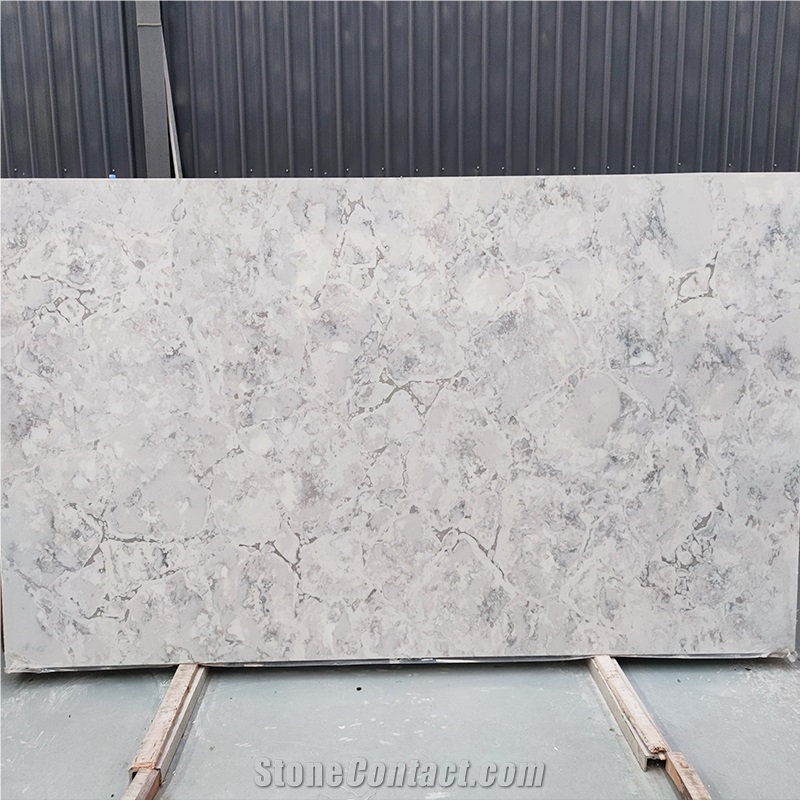Concrete Series 6026 Quartz Kitchen Island Countertop