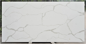 Goldtop 5003 Calacatta White Quartz Kitchen Countertops