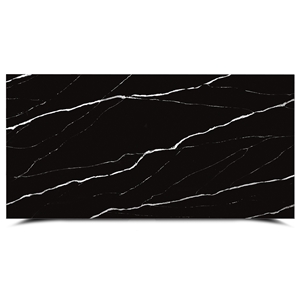 Goldtop 5064 Calacatta Black Artificial Quartz Slabs