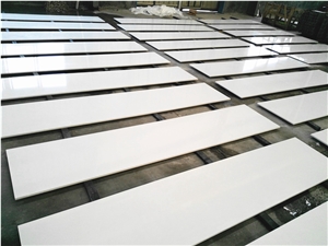 Goldtop Dapper 2001 Super White Artificial Quartz Slabs&Tiles