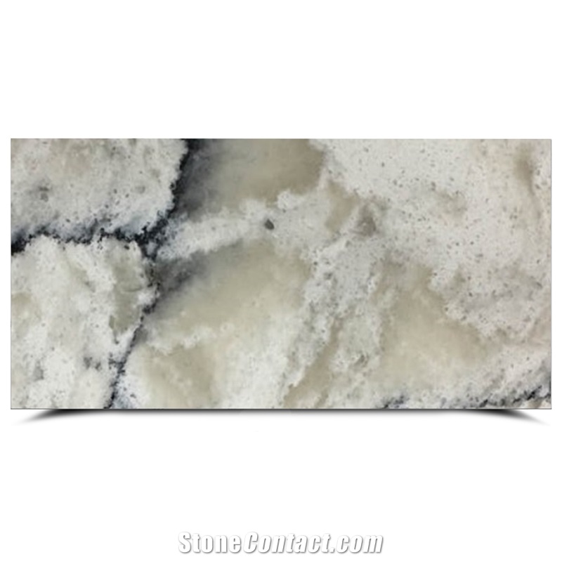 Goldtop Night Light Quartz Double Vanity Top For Bathroom