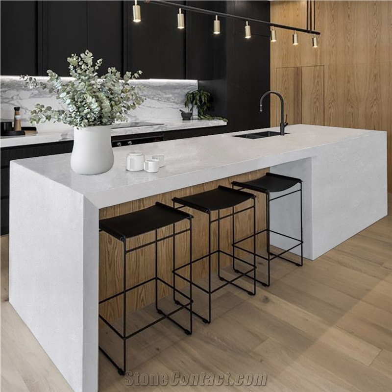 Goldtop OEM/ODM 4040 White Artificial Quartz Kitchen Tops