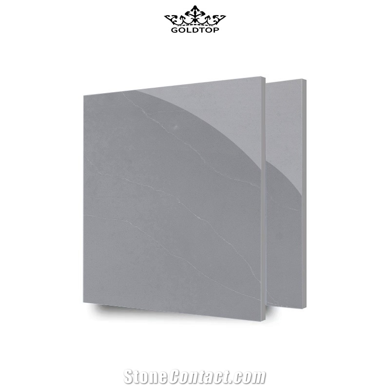 Goldtop OEM/ODM 4069 Grey Quartz Kitchen Countertop Island