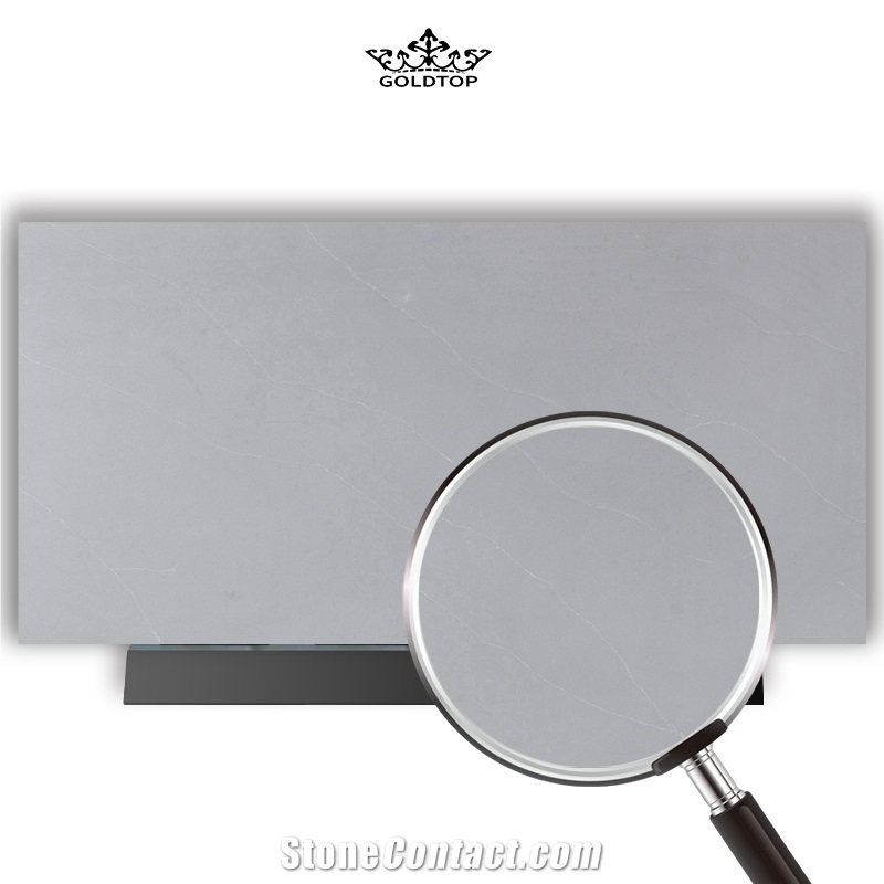 Goldtop OEM/ODM 4069 Grey Quartz Kitchen Countertop Island