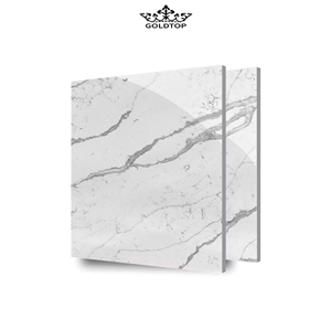 Goldtop OEM/ODM 5006 Calcacatta White Quartz Vanity Tops