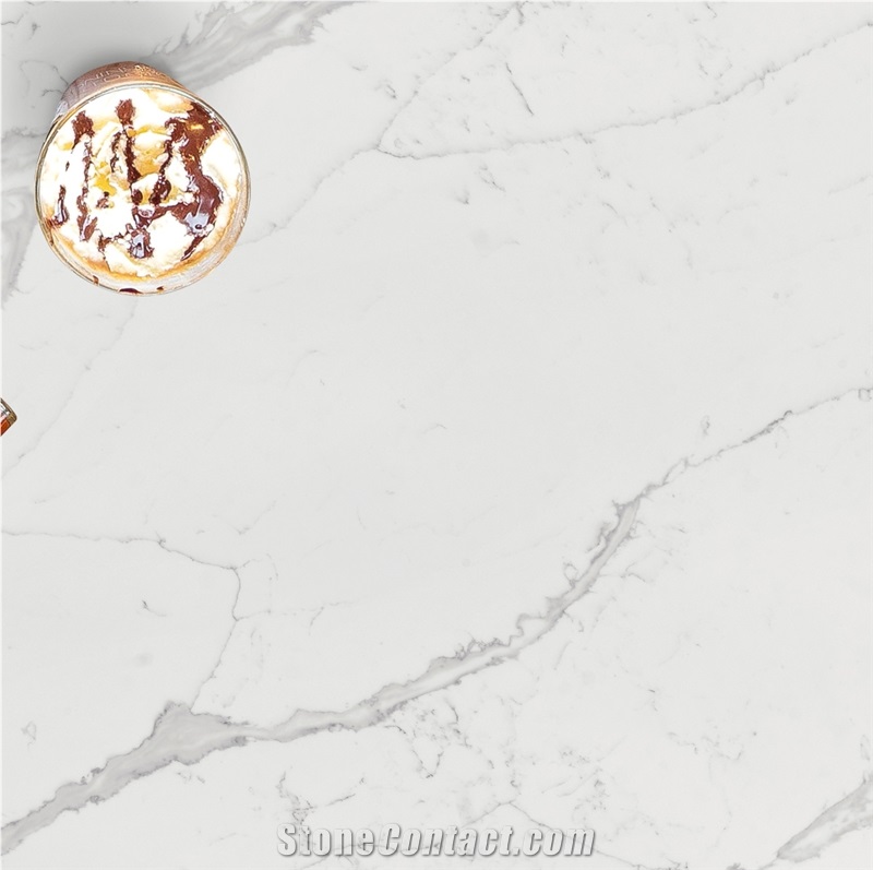 Goldtop OEM/ODM 5006 Calcacatta White Quartz Vanity Tops
