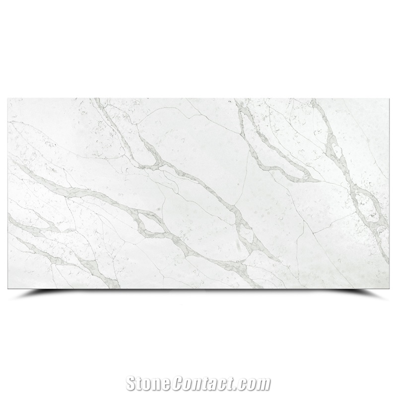 Goldtop OEM/ODM 5063 White Quartz Kitchen Countertop Island
