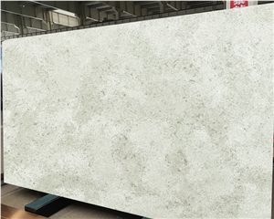 Goldtop OEM/ODM 6001 White Quartz Kitchen Countertop Island