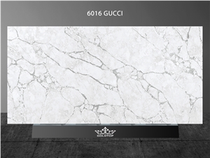 Goldtop OEM/ODM 6016 White Artificial Quartz Kitchen Tops