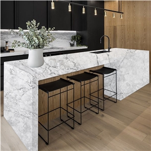 Goldtop OEM/ODM Alpine White Quartz Kitchen Countertops