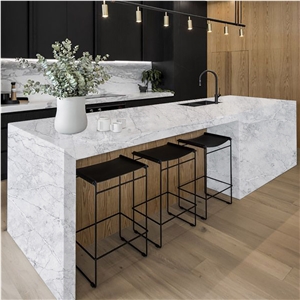 Goldtop OEM/ODM Gray Ice Ash Quartz Kitchen Countertop