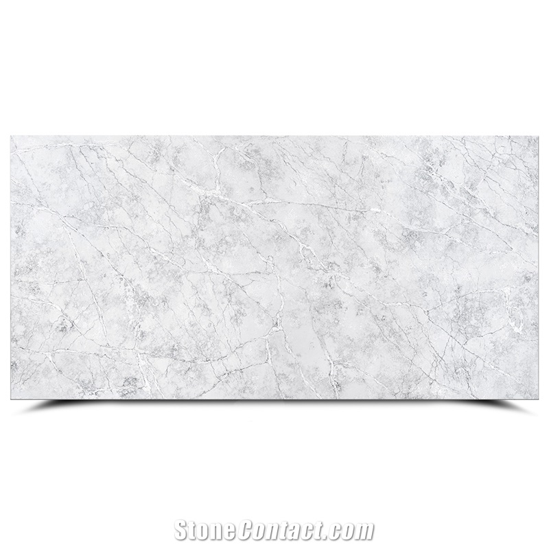 Goldtop OEM/ODM Gray Ice Ash Quartz Kitchen Countertop