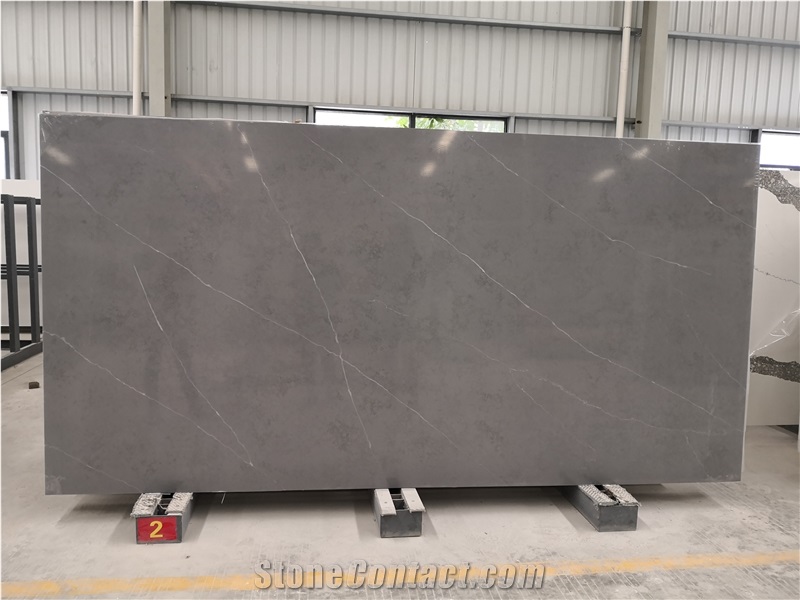 Goldtop OEM/ODM Grey Quartz Basin Cosmetic Countertops