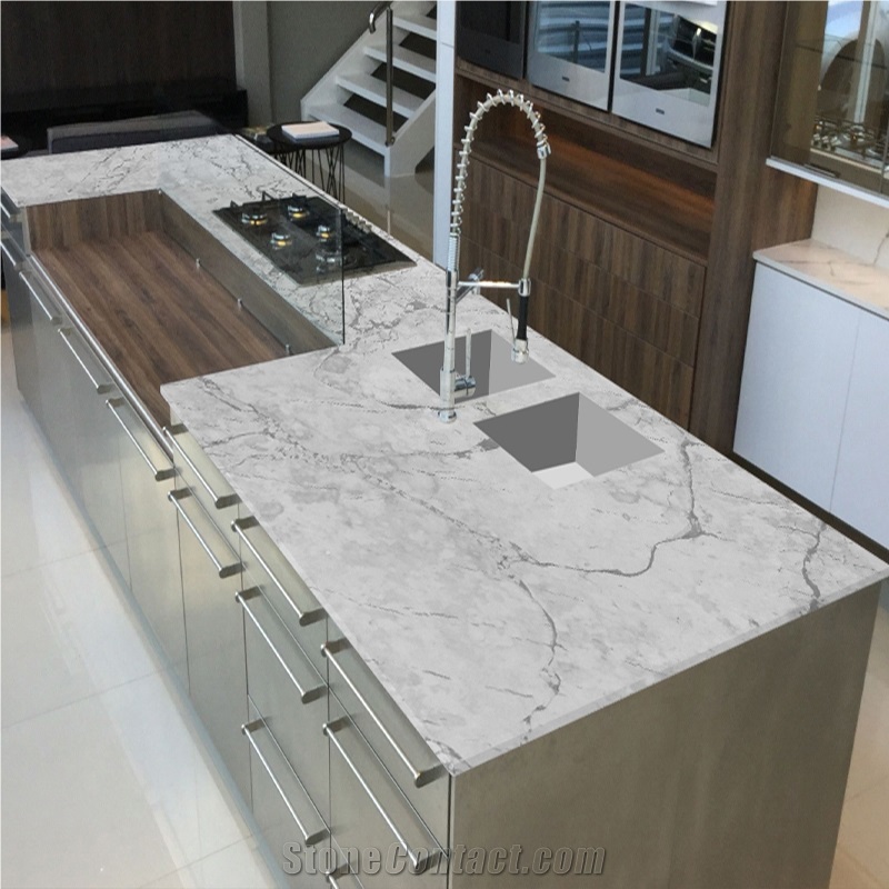 Goldtop OEM/ODM High Quality Alpine White Quartz Countertops